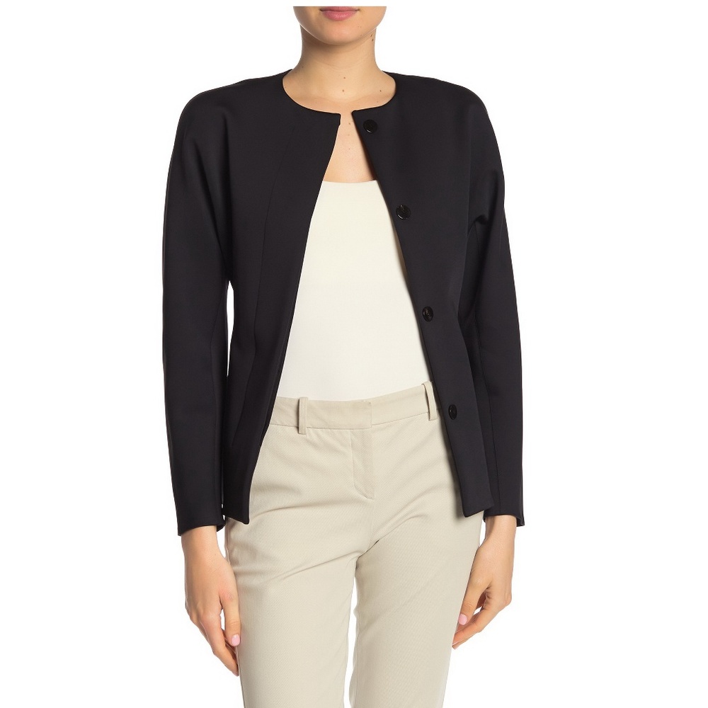 NWT Theory Dolman Sleeved Jersey Jacket, Black, Small